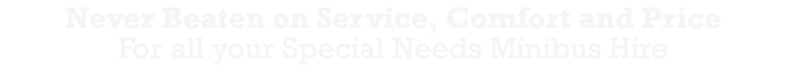 Special Needs Minibuses Schools, Organisations, Care Homes